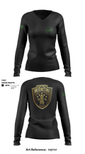 NASA SWAT 36071468 Women's Long Sleeve V-neck Shirt - 1