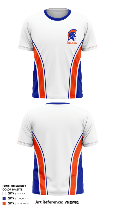 James Island Charter High School Cheer 5299934 Short Sleeve Performance Shirt - 1