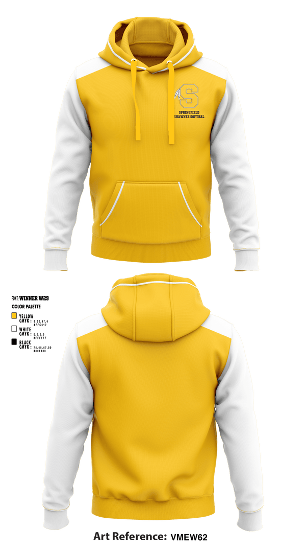 Hoodie, Springfield Shawnee BYSA, Spirit Store, Teamtime, Team time, sublimation, custom sports apparel, team uniforms, spirit wear, spiritwear, sports uniforms, custom shirts, team store, custom team store, fundraiser sports, apparel fundraiser