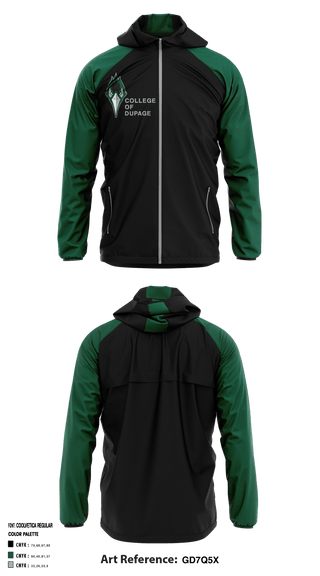 Windbreaker, College of DuPage Alumni, School Spirit Store, Teamtime, Team time, sublimation, custom sports apparel, team uniforms, spirit wear, spiritwear, sports uniforms, custom shirts, team store, custom team store, fundraiser sports, apparel fundraiser