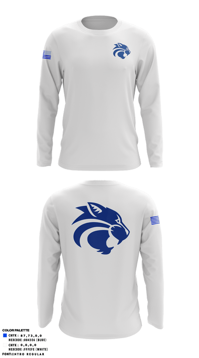 Locust Grove High School 66128231 Long Sleeve Performance Shirt - 2