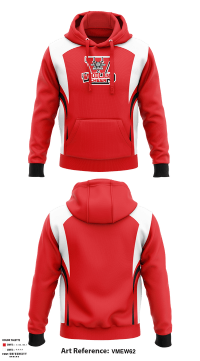 Woodland High School Cheer 1987652 Hoodie - 1