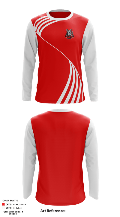 Lake Belton High School Golf 85182618 Long Sleeve Performance Shirt - 1