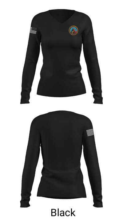 Atlanta fire station 7 “ THE ROCK” 42892340 Women's Long Sleeve V-neck Shirt - 39