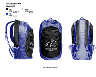 Gear Bag, Munising Baptist School Bobcats, Men's Basketball, Teamtime, Team time, sublimation, custom sports apparel, team uniforms, spirit wear, spiritwear, sports uniforms, custom shirts, team store, custom team store, fundraiser sports, apparel fundraiser