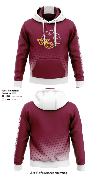 West Charlotte High School Swimming 55719775 Hoodie - 1