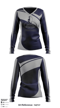 Sudbury Spartans 95622360 Women's Long Sleeve V-neck Shirt - 1
