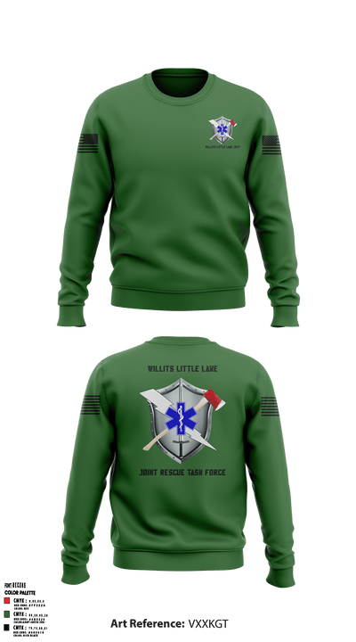 Willits Little Lake Joint Rescue Task Force 48326276 Crew Neck Sweatshirt - 3 (1)