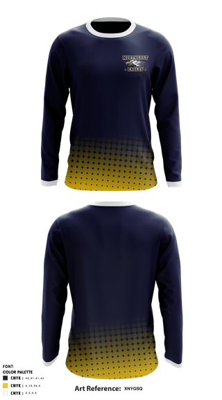 Long Sleeve Performance Shirt, Northeast High School Swimming, School Spirit Store, Teamtime, Team time, sublimation, custom sports apparel, team uniforms, spirit wear, spiritwear, sports uniforms, custom shirts, team store, custom team store, fundraiser sports, apparel fundraiser