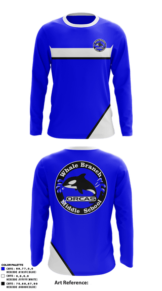 Long Sleeve Performance Shirt, Whale Branch Middle School, , Teamtime, Team time, sublimation, custom sports apparel, team uniforms, spirit wear, spiritwear, sports uniforms, custom shirts, team store, custom team store, fundraiser sports, apparel fundraiser