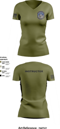 373 TRS / DET 12 70443179 Women's Short Sleeve V-neck Shirt - 5
