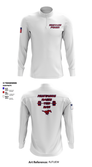 Quarter Zip Jacket, Nixon Smiley Powerlifting, Spirit Store, Teamtime, Team time, sublimation, custom sports apparel, team uniforms, spirit wear, spiritwear, sports uniforms, custom shirts, team store, custom team store, fundraiser sports, apparel fundraiser
