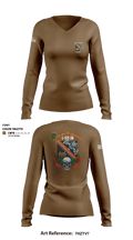 B CO 1-69th IN 22513555 Women's Long Sleeve V-neck Shirt - 6
