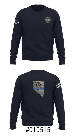 Crew Neck Sweatshirt, , Police, Teamtime, Team time, sublimation, custom sports apparel, team uniforms, spirit wear, spiritwear, sports uniforms, custom shirts, team store, custom team store, fundraiser sports, apparel fundraiser