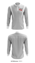 Okanogan High School Cheer 9964188 Quarter Zip Jacket - 2