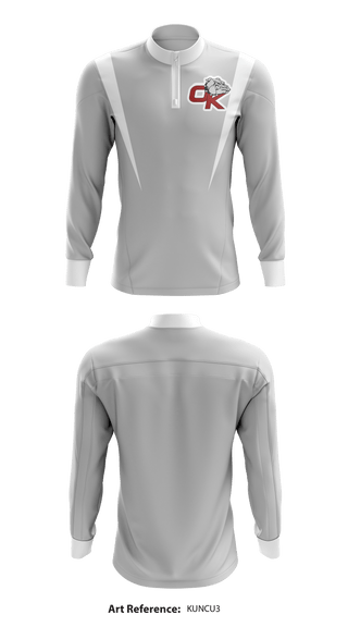 Quarter Zip Jacket, Okanogan High School Cheer, School Spirit Store, Teamtime, Team time, sublimation, custom sports apparel, team uniforms, spirit wear, spiritwear, sports uniforms, custom shirts, team store, custom team store, fundraiser sports, apparel fundraiser