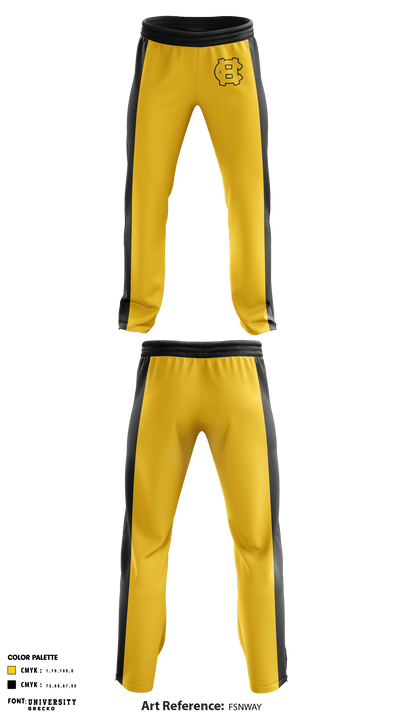 Harris County Carver Middle School Women's Volleyball 88610795 Sweatpants - 1