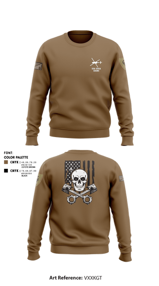 Crew Neck Sweatshirt, , National Guard, Teamtime, Team time, sublimation, custom sports apparel, team uniforms, spirit wear, spiritwear, sports uniforms, custom shirts, team store, custom team store, fundraiser sports, apparel fundraiser