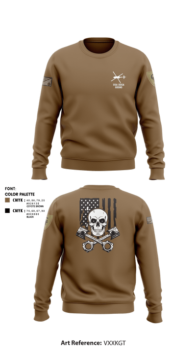137th Echo Company 62214635 Crew Neck Sweatshirt - 3