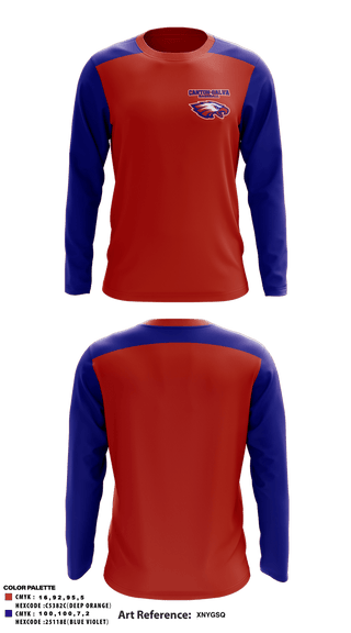 Long Sleeve Performance Shirt, Canton-Galva Senior High School Baseball, Baseball, Teamtime, Team time, sublimation, custom sports apparel, team uniforms, spirit wear, spiritwear, sports uniforms, custom shirts, team store, custom team store, fundraiser sports, apparel fundraiser