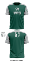 Green Canyon High School Wrestling 54384005 Short Sleeve Performance Shirt - 1