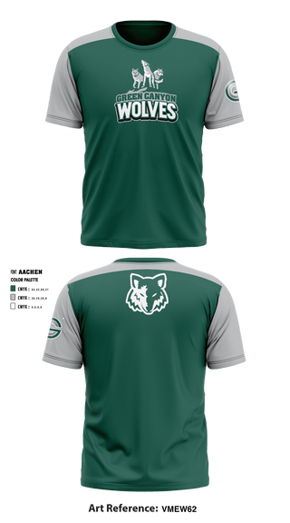 Short Sleeve Performance Shirt, Green Canyon High School Wrestling, Wrestling, Teamtime, Team time, sublimation, custom sports apparel, team uniforms, spirit wear, spiritwear, sports uniforms, custom shirts, team store, custom team store, fundraiser sports, apparel fundraiser
