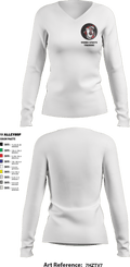 Venom Sports Training 59845358 Women's Long Sleeve V-neck Shirt - 5 (1)