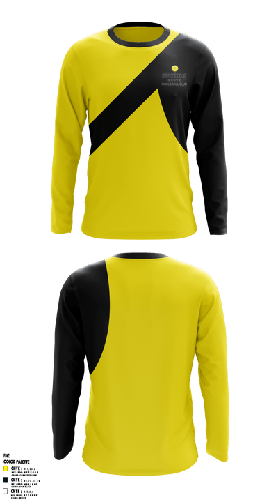 Sterling Grove Pickleball Club 25587481 Long Sleeve Performance Shirt - 1