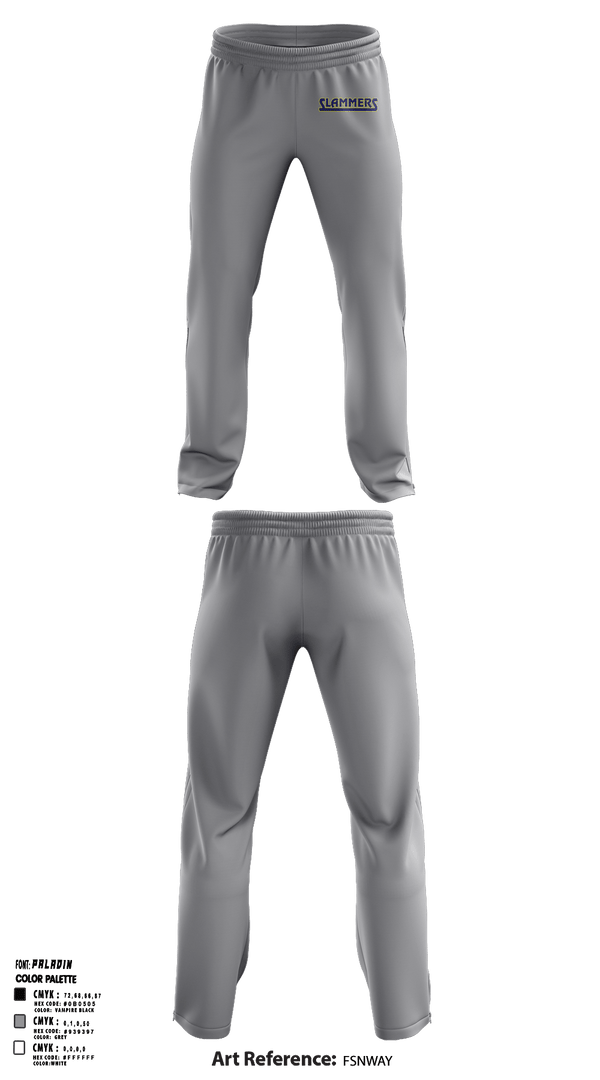 Sweatpants, Slammers FP, Softball, Teamtime, Team time, sublimation, custom sports apparel, team uniforms, spirit wear, spiritwear, sports uniforms, custom shirts, team store, custom team store, fundraiser sports, apparel fundraiser