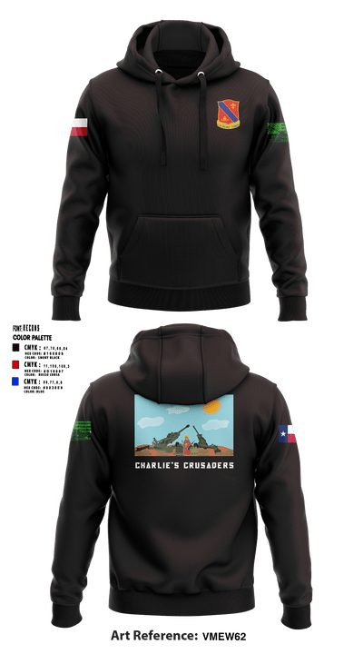 Crusaders 1/133rd FA 56474981 Hoodie - 2