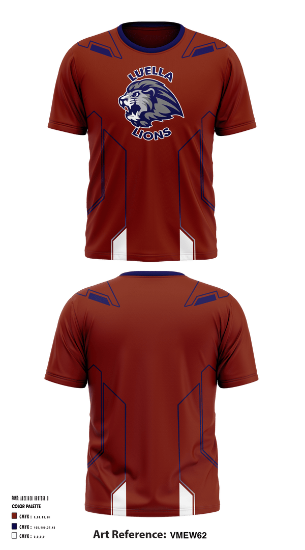 Short Sleeve Performance Shirt, Luella Middle School Football, Football, Teamtime, Team time, sublimation, custom sports apparel, team uniforms, spirit wear, spiritwear, sports uniforms, custom shirts, team store, custom team store, fundraiser sports, apparel fundraiser