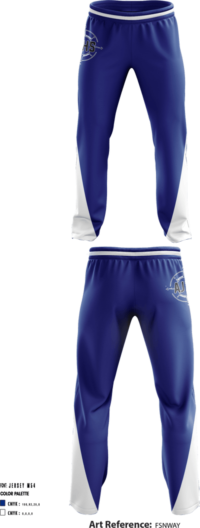 Auburn Junior High School Cheer 19595021 Sweatpants - 1
