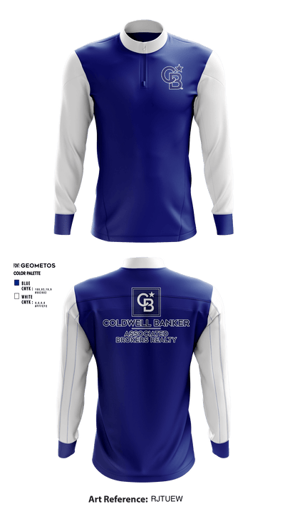 Coldwell Banker Associated Brokers Realty 37271838 Quarter Zip Jacket - 1