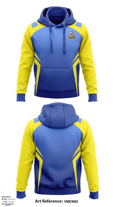 Wareham High School Field Hockey 93370439 Hoodie - 1