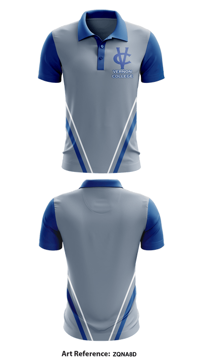 Vernon College 30258658 Short Sleeve Performance Polo - 1