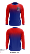 Cousino High School Swimming 58833013 Long Sleeve Performance Shirt - 1