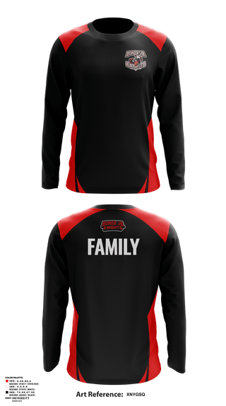 Long Sleeve Shooting Shirt, Homer Jr. Knights, Men's Basketball, Teamtime, Team time, sublimation, custom sports apparel, team uniforms, spirit wear, spiritwear, sports uniforms, custom shirts, team store, custom team store, fundraiser sports, apparel fundraiser