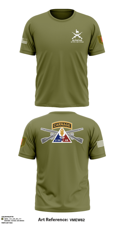 1ST PLT ALPACAS 72699724 Short Sleeve Performance Shirt - 10