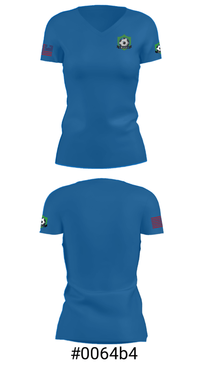 Test SF Logo 16004450 Women's Short Sleeve V-neck Shirt - 1