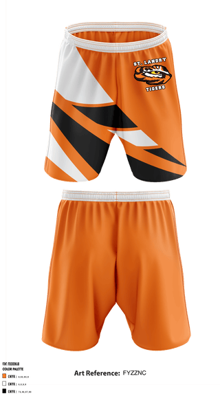 Athletic Shorts With Pockets, St. Landry Tigers, Football, Teamtime, Team time, sublimation, custom sports apparel, team uniforms, spirit wear, spiritwear, sports uniforms, custom shirts, team store, custom team store, fundraiser sports, apparel fundraiser