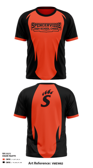 Short Sleeve Performance Shirt, Spencerville High School Cheer, School Spirit Store, Teamtime, Team time, sublimation, custom sports apparel, team uniforms, spirit wear, spiritwear, sports uniforms, custom shirts, team store, custom team store, fundraiser sports, apparel fundraiser