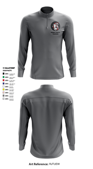 Quarter Zip Jacket, Venom Sports Training, Men's Basketball, Teamtime, Team time, sublimation, custom sports apparel, team uniforms, spirit wear, spiritwear, sports uniforms, custom shirts, team store, custom team store, fundraiser sports, apparel fundraiser