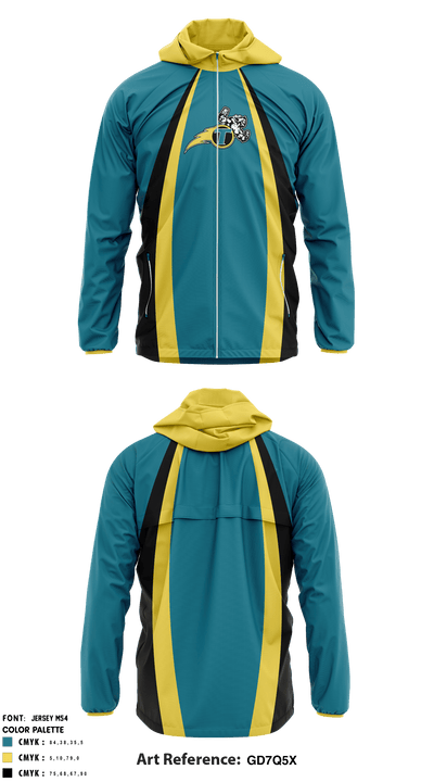 NE Thunder Football 21044517 Windbreaker - 1