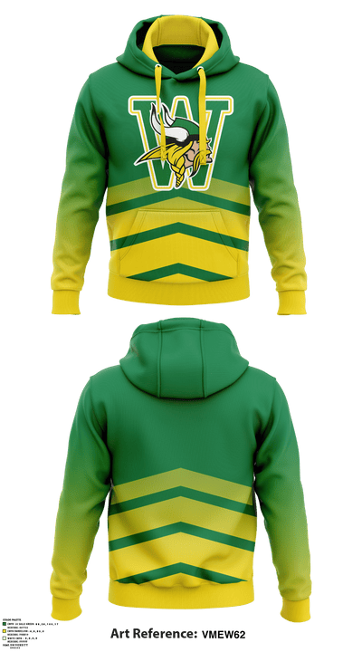 Woodbridge High School Volleyball 47184148 Hoodie - 2