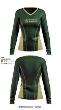 Timberline High School Cheer 28646188 Women's Long Sleeve V-neck Shirt - 1