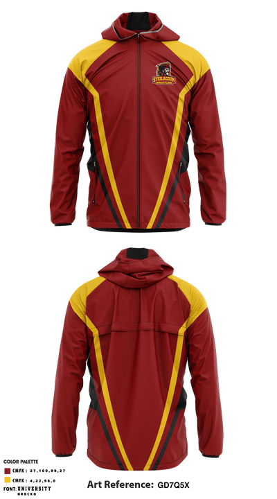 Steilacoom High School Wrestling 77800814 Windbreaker - 1