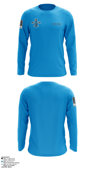 C-TRP 1-89cav 8122558 Long Sleeve Performance Shirt - 2