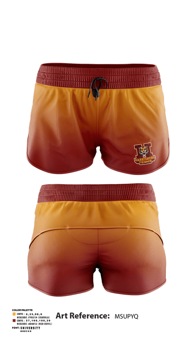 Harrisburg High School Tennis 91966565 Ranger Panties - 1