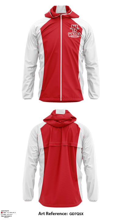 Wasilla High School Cheer 68175112 Windbreaker - 1