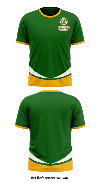 University of Vermont Hockey 34286438 Short Sleeve Performance Shirt - 1